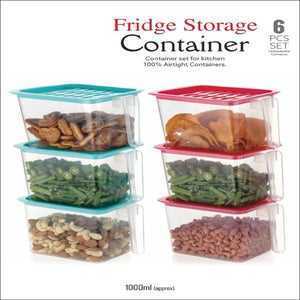 Fridge Storage Container (6 pcs set)