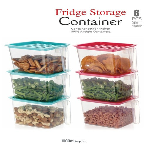 Fridge Storage Container (6 pcs set)