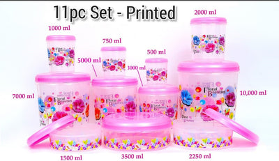 CONTAINER 11pcs Set (PRINTED)