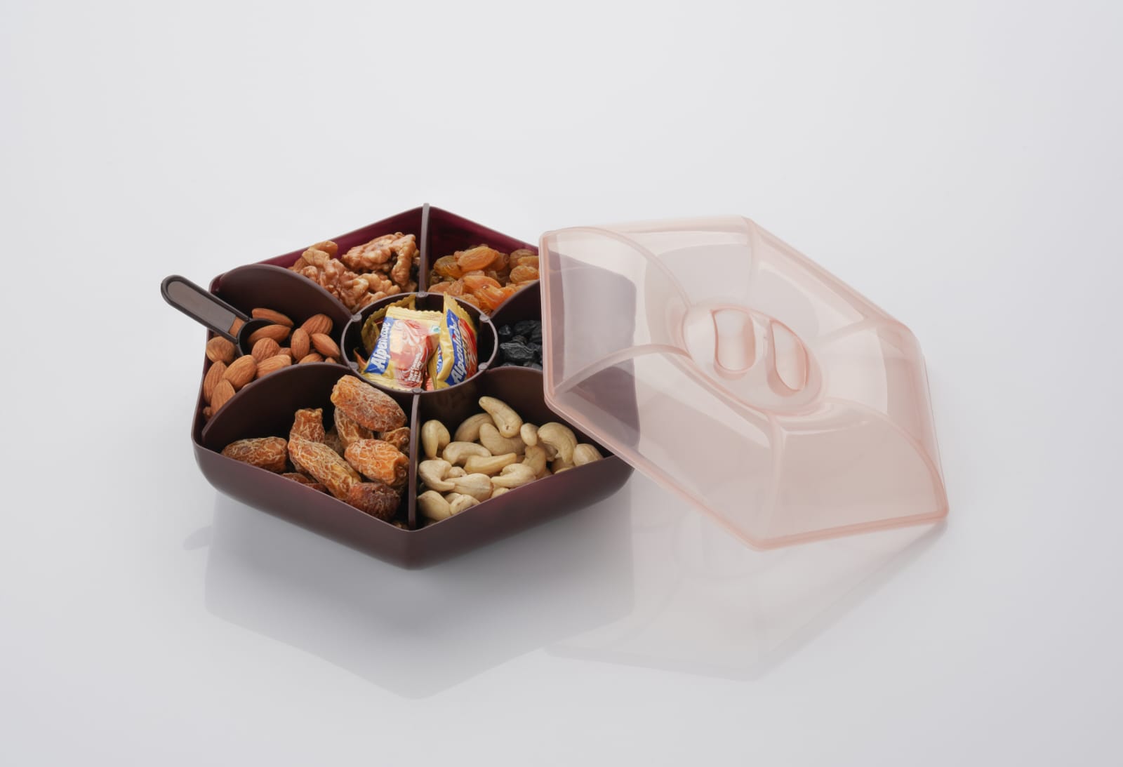 Dry Fruit Box Hexagon (entech)