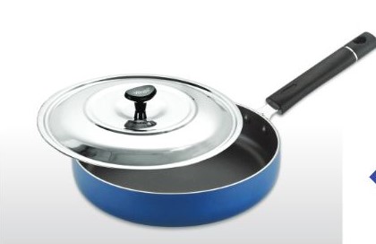 Fry Pan With Lid Alfa Series With S.S. Lid Size In Mm (220)