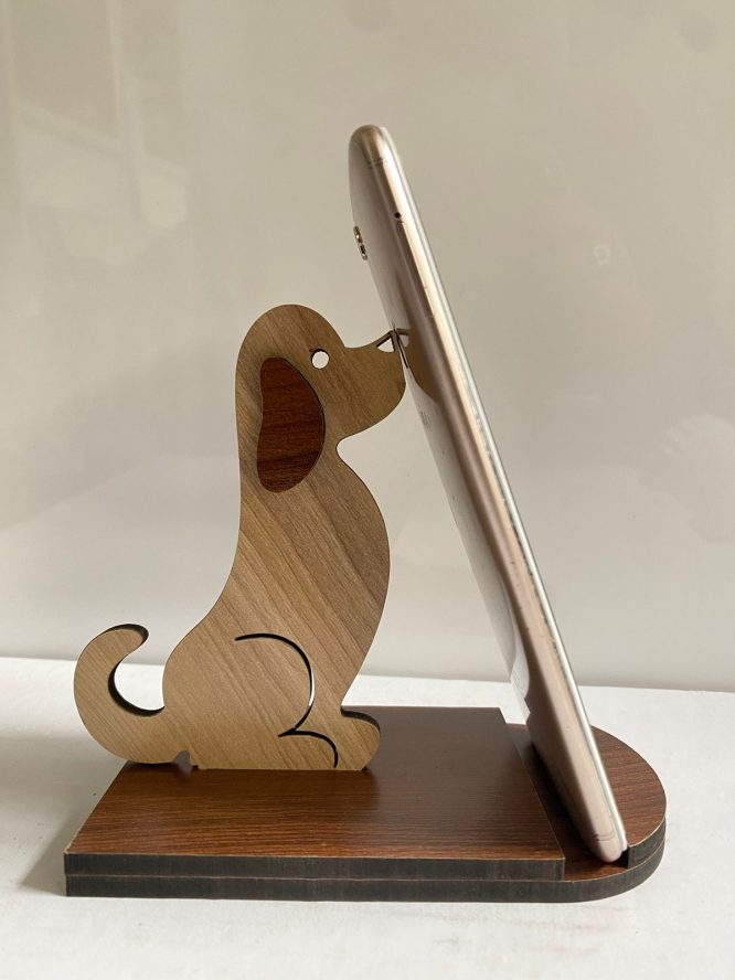 MOBILE STAND WOODEN MS03 (4MM)