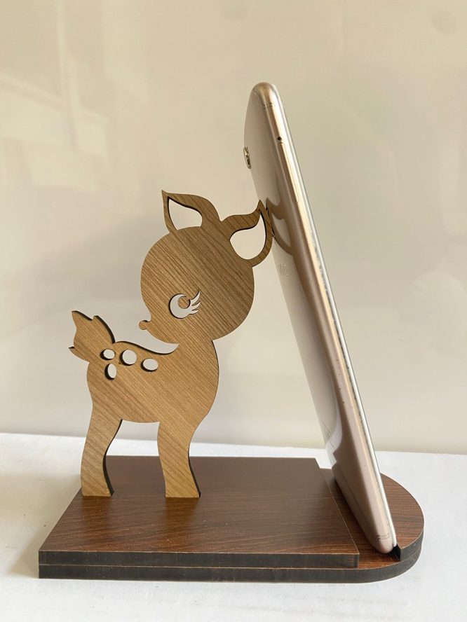 MOBILE STAND WOODEN MS04 (4MM)