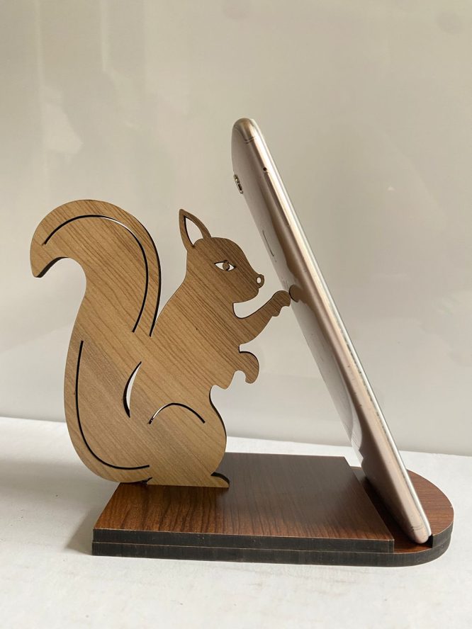 MOBILE STAND WOODEN MS07 (4MM)