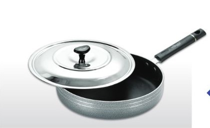 Fry Pan With Lid Pearl Series With S.S. Lid Size In Mm (260)