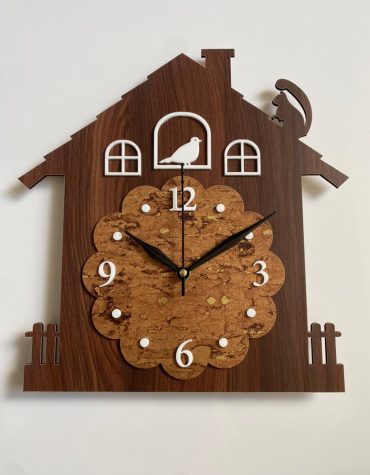 Wall Clock Wooden MTW 11 (SIZE 12*12)