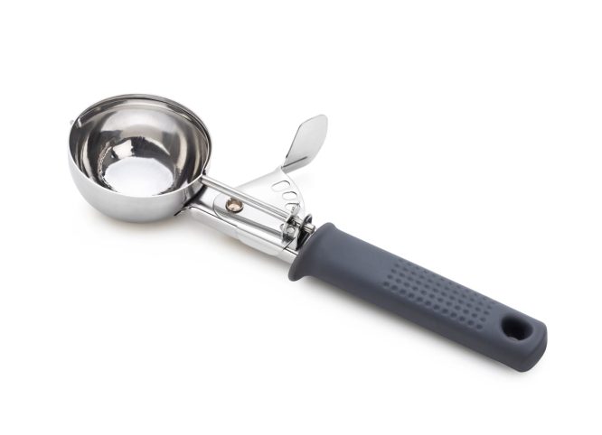 ICE CREAM SCOOP S.S. WITH PLASTIC HANDLE