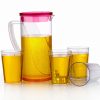 JUG WITH 4pcs GLASS SET Carnival