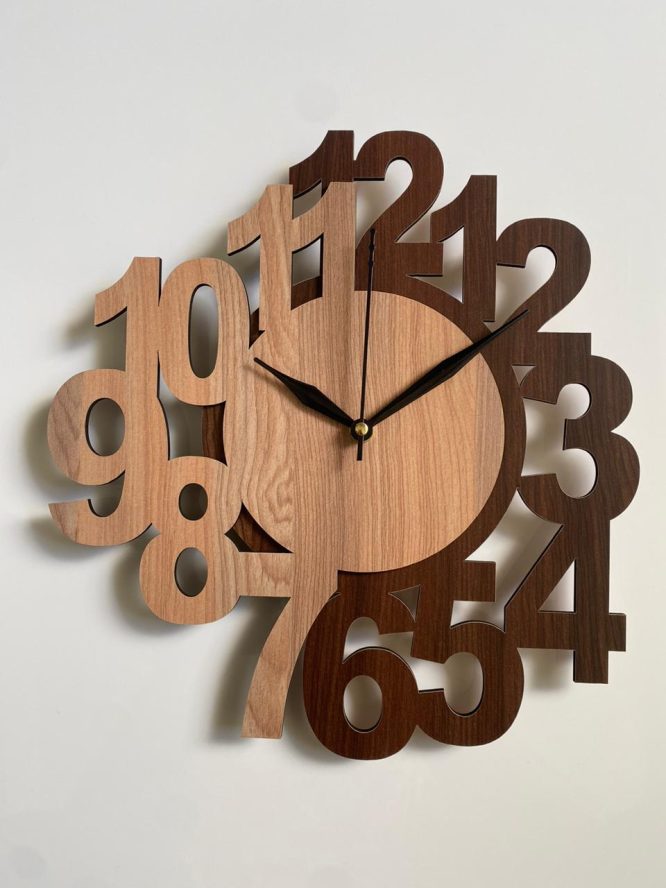 Wall Clock Wooden MTW 12 (SIZE 12*12)