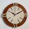 Wall Clock Wooden MTW 13 (SIZE 12*12)