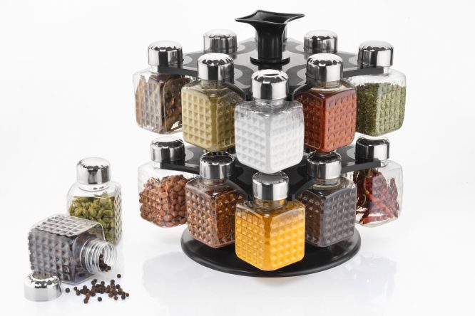 Spice Rack Squre (16) Jar