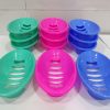 Soap Dish Plastic (12 Pcs)