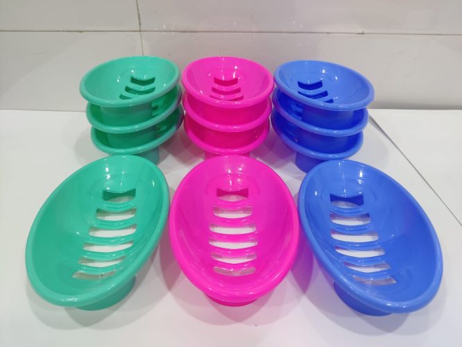 Soap Dish Plastic (12 Pcs)