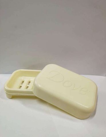 Soap Stand Plastic With Cover(12 Pcs)