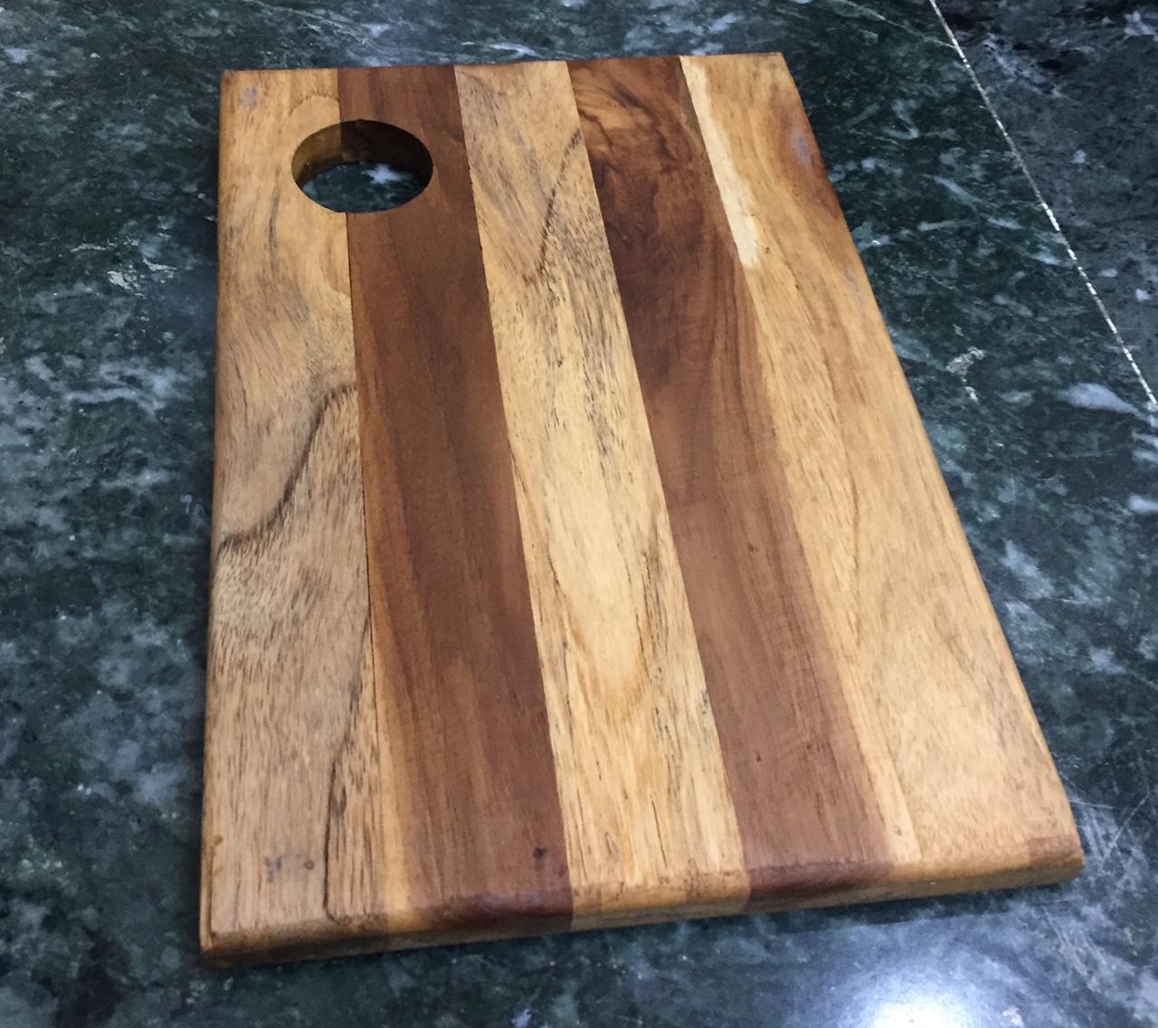 Wooden Chopping Board 20cm thiknesh Squre