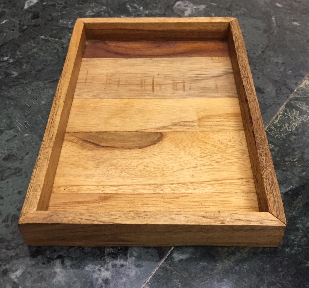 Tray Wooden Squre Small