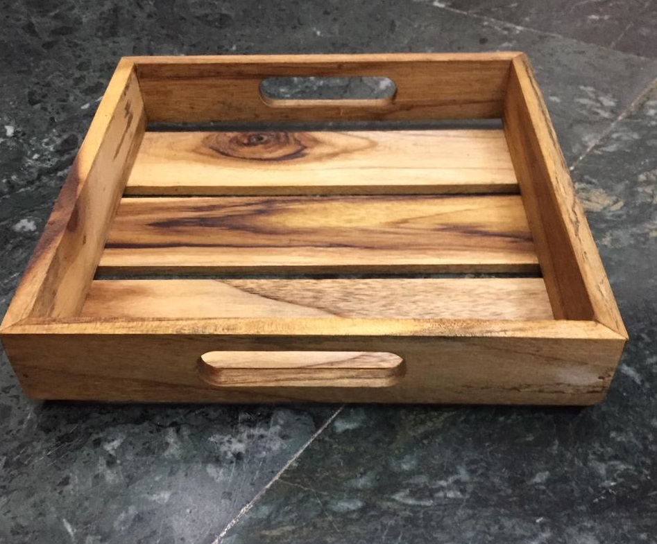 Tray Wooden Squre Big