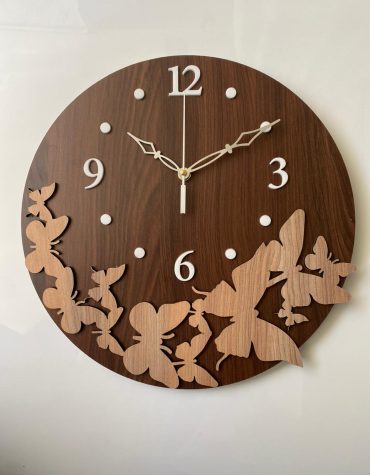 Wall Clock Wooden MTW 16 (SIZE 12*12)