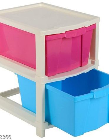 MODULAR DRAWER STORAGE 2 SECTION COLOR