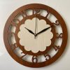 Wall Clock Wooden MTW 20 (SIZE 12*12)