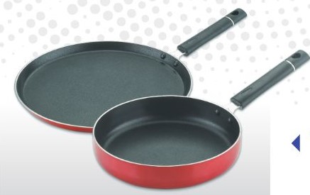 2 Pcs. Gift Set Vivo Series Dosa Tawa (270 Mm), Fry Pan (240 Mm)