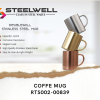 MUG COFFE DOUBLE WALL COLOR FINISH