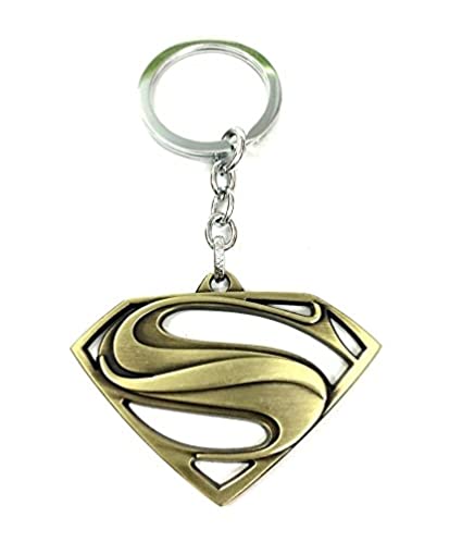 Superman Logo Keychain Golden Colour