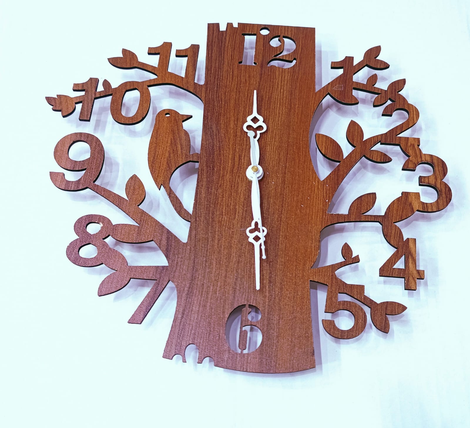 Wall Clock Wooden D06 (SIZE 12*12)