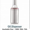 STEEL WELL STAINLESSTEEL OIL DISPENCER 1000ML.