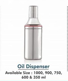 STEEL WELL STAINLESSTEEL OIL DISPENCER 1000ML.