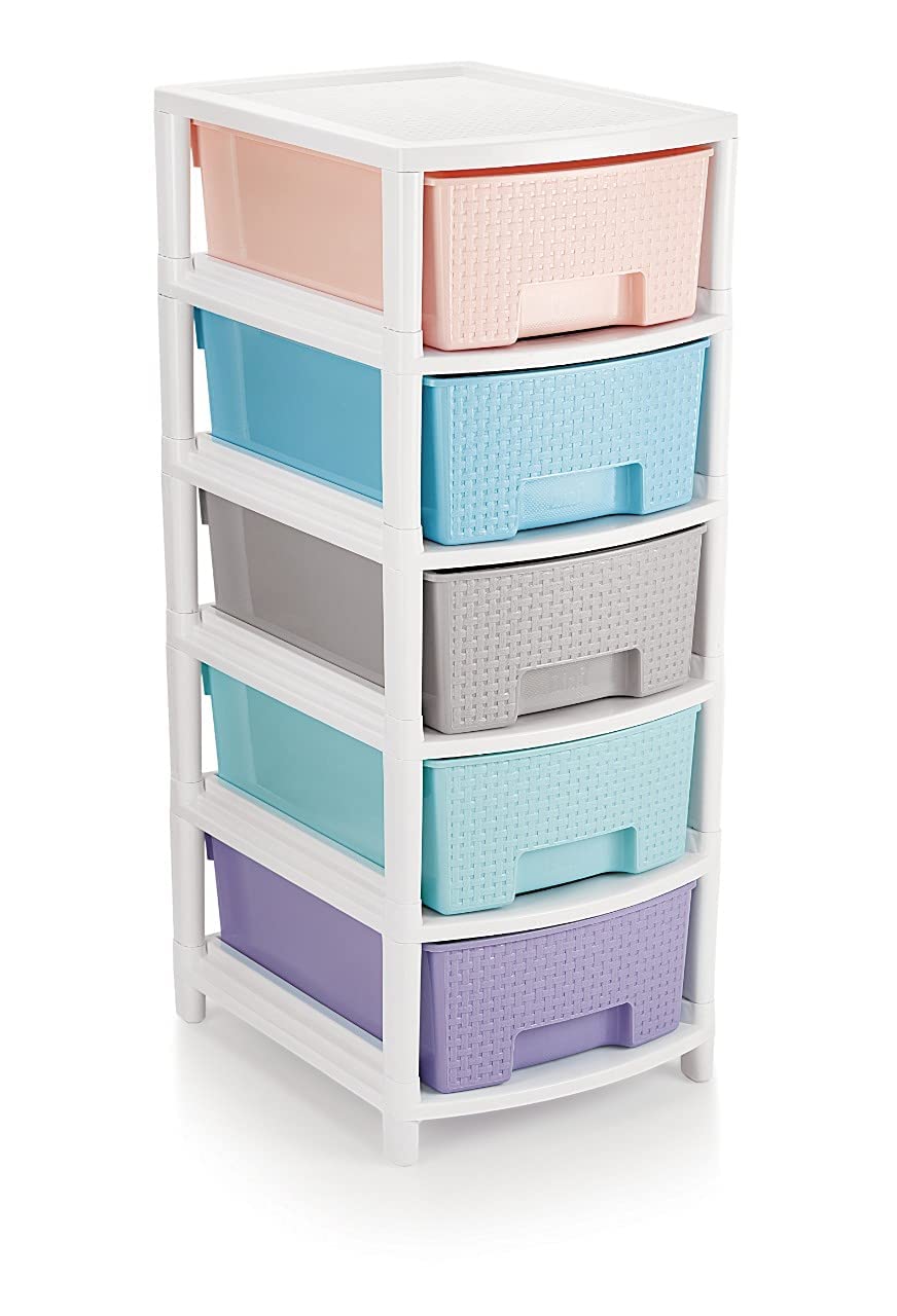 Modular Drawer Multi color 5 Layer