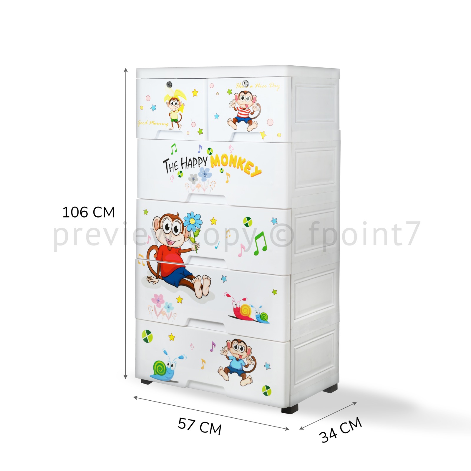 Multi Layer Baby Cabinet