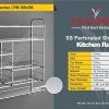 S.S. Kitchen Rack Perforated Sheet Pipe[38*36-7.630kg]