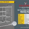 S.S. Kitchen Rack Perforated Sheet Pipe[30*24-5kg]