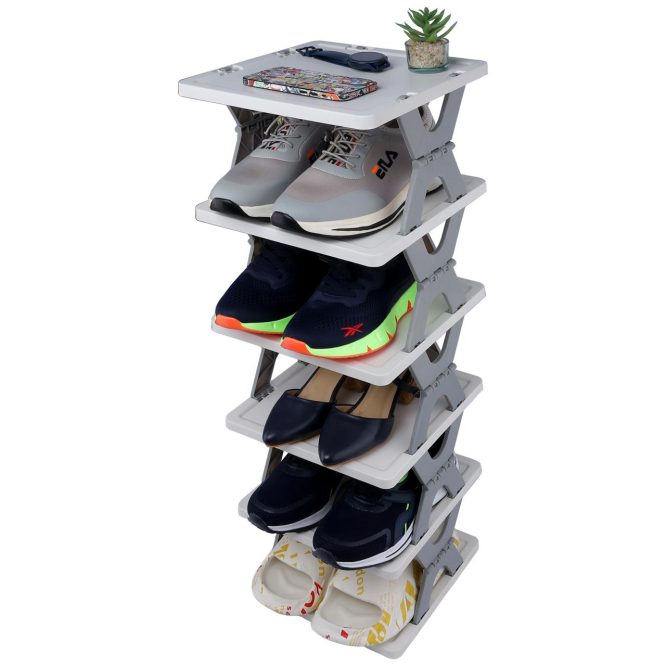 SHOE RACK 6 LAYER [11*4.5*11cm-1600gm]