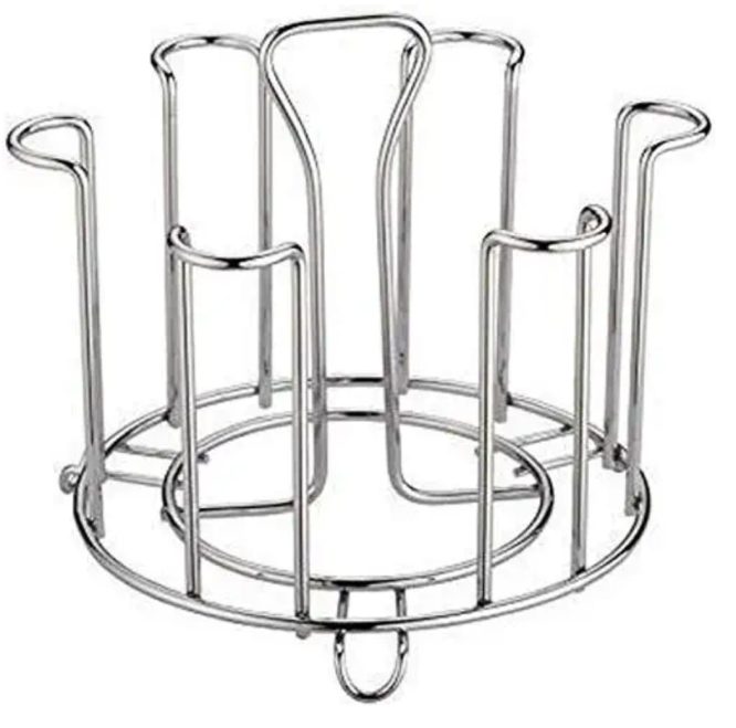 Glass Stand S.S. Wire Straight