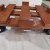 GAS TROLLY WOODEN