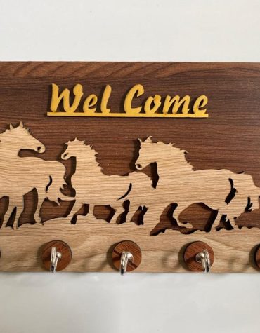 Key Stand Horse Design Wooden [KS-02]