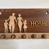 Key Stand Family Design Wooden [KS-04]