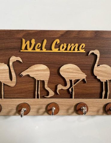 Key Stand Wooden Bird Design Wooden [KS-03]