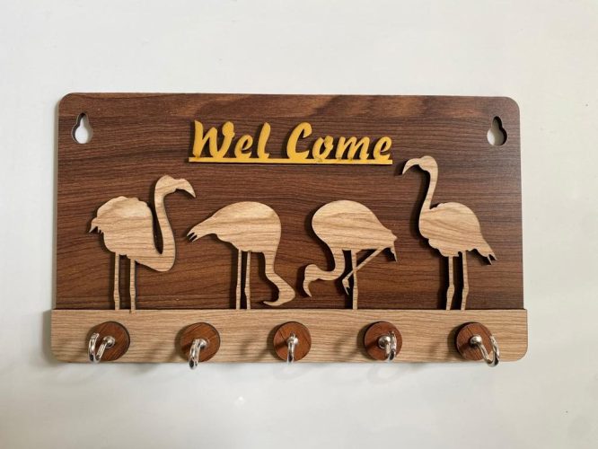 Key Stand Wooden Bird Design Wooden [KS-03]