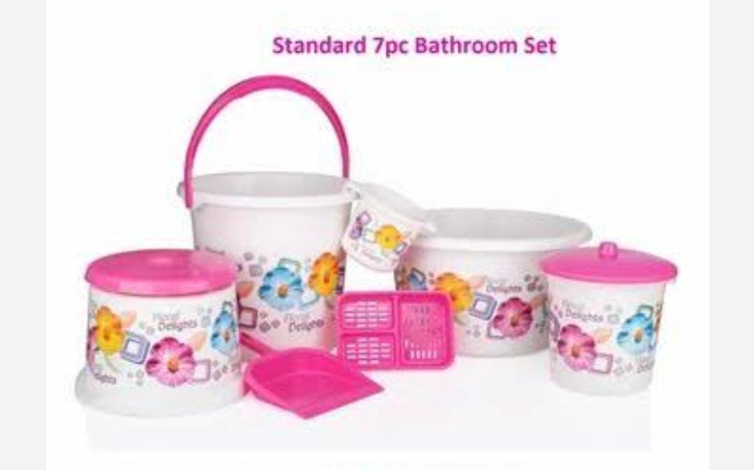 Bathroom Set 7 pcs First Quality