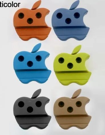 MOBILE STAND APPLE SHAPE WITH PENCIL STAND