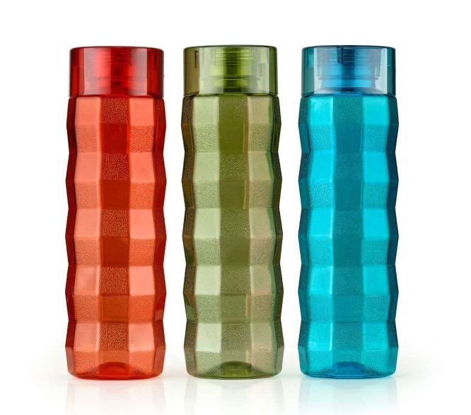 BOTTLE 13 SQUARE DESIGN [3 Pcs Set] [T]