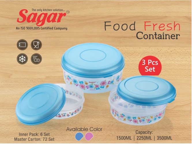 CONTAINER FOOD FRESH [3pcs Set]