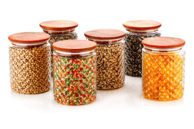 CONTAINER DIAMOND JAR SET [6pcs Set]