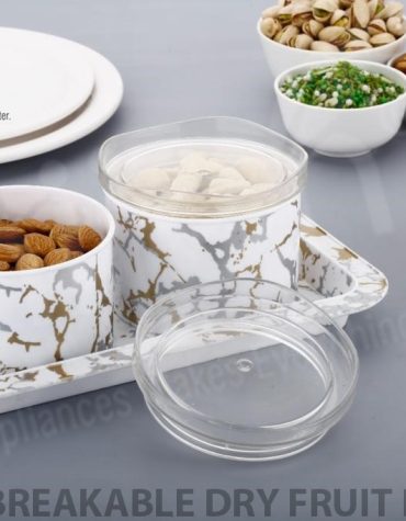 Dry Fruit Box Marable 2pcs Set With Tray