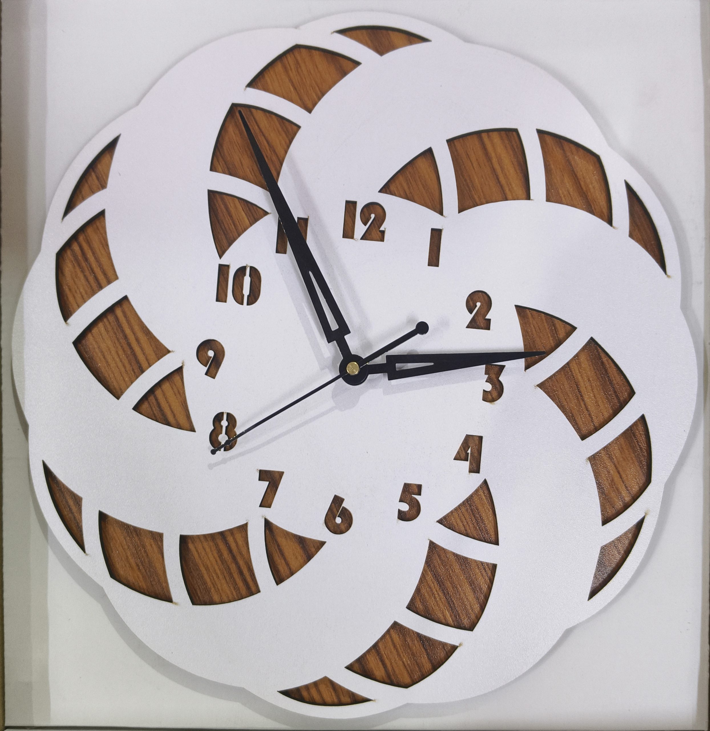 Wall Clock Wooden D85