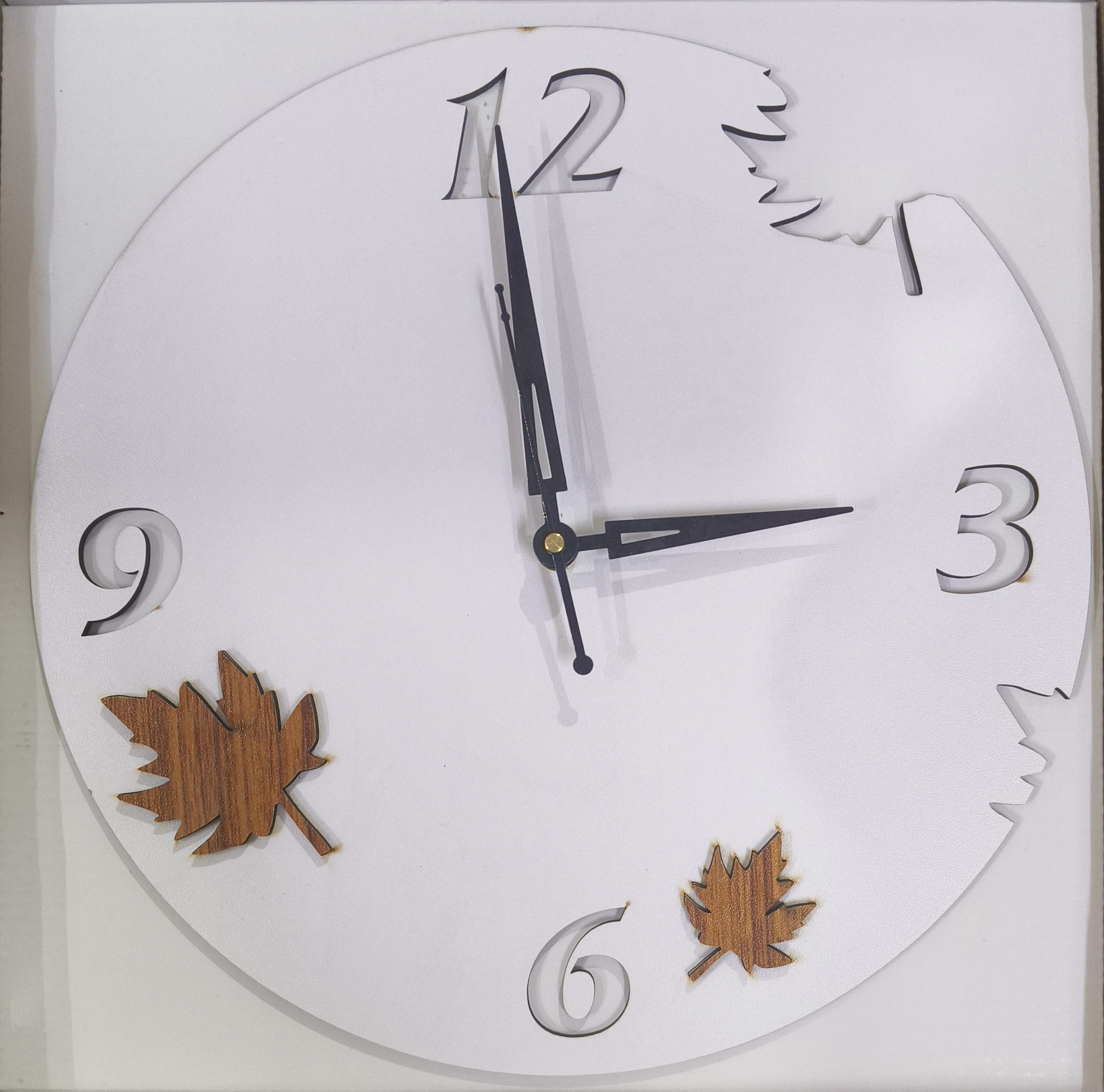 Wall Clock Wooden D90