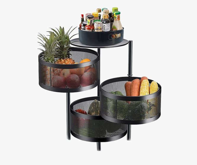 KITCHEN RACK 3 LAYER ROUND